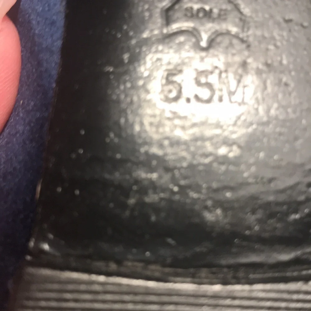 Tory Burch Deep Blue Flats w/Velvet Bow